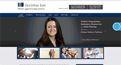 Desktop Screenshot of invictuslawpc.com